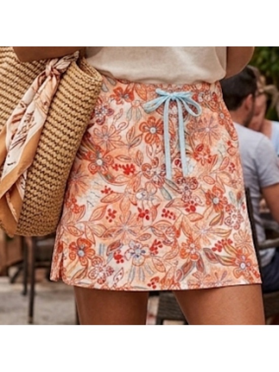 Ripskirt Hawaii Dresses & Skirts - RipSkirt Hawaii Sport Skirt Floral Print Drawstring Beach Tropical Size medium